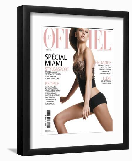 L'Officiel, 2006 - Sasha-David Vasiljevic-Framed Art Print