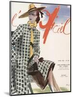 L'Officiel, April 1940 - Molyneux-Lbenigni-Mounted Art Print