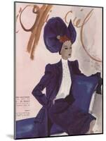 L'Officiel, April 1942 - Worth-Lbenigni-Mounted Art Print