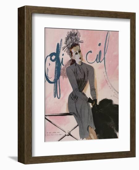 L'Officiel, April 1943-Lbenigni-Framed Art Print