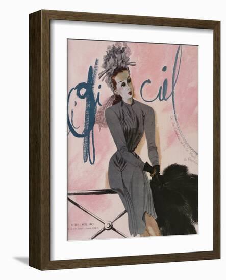 L'Officiel, April 1943-Lbenigni-Framed Art Print