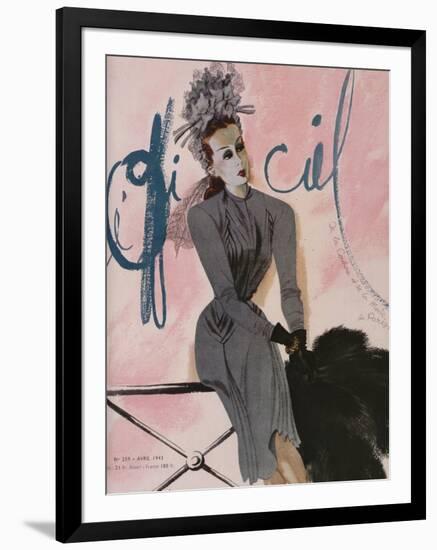 L'Officiel, April 1943-Lbenigni-Framed Art Print