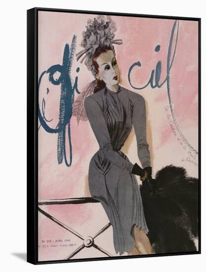 L'Officiel, April 1943-Lbenigni-Framed Stretched Canvas