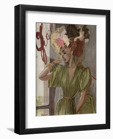 L'Officiel, April 1944-Lbenigni-Framed Art Print