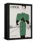 L'Officiel, April 1946 - Ensemble de Patou-Benito-Framed Stretched Canvas