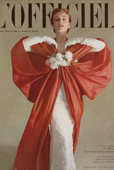 L'Officiel, April 1951 - Ensemble de Balenciaga' Poster - Philippe Pottier  | AllPosters.com