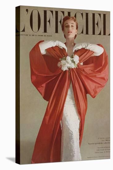 L'Officiel, April 1951 - Ensemble de Balenciaga-Philippe Pottier-Stretched Canvas