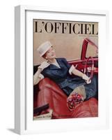 L'Officiel, April 1959-Philippe Pottier-Framed Art Print