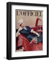 L'Officiel, April 1959-Philippe Pottier-Framed Art Print