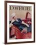 L'Officiel, April 1959-Philippe Pottier-Framed Premium Giclee Print