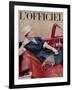 L'Officiel, April 1959-Philippe Pottier-Framed Premium Giclee Print