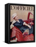 L'Officiel, April 1959-Philippe Pottier-Framed Stretched Canvas