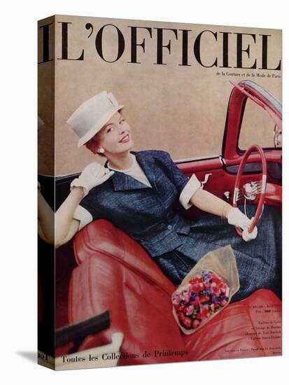 L'Officiel, April 1959-Philippe Pottier-Stretched Canvas