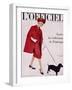 L'Officiel, April 1960 - Ensemble de Lanvin Castillo en Stigaz de Lesur-Philippe Pottier-Framed Art Print