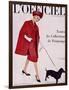 L'Officiel, April 1960 - Ensemble de Lanvin Castillo en Stigaz de Lesur-Philippe Pottier-Framed Art Print