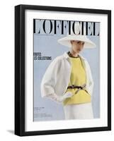 L'Officiel, April 1963 - Tailleur d'André Courrèges-Reichle-Framed Art Print