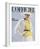 L'Officiel, April 1963 - Tailleur d'André Courrèges-Reichle-Framed Art Print