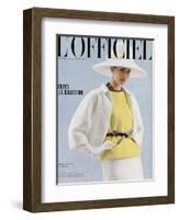 L'Officiel, April 1963 - Tailleur d'André Courrèges-Reichle-Framed Art Print