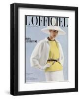 L'Officiel, April 1963 - Tailleur d'André Courrèges-Reichle-Framed Art Print