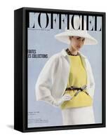 L'Officiel, April 1963 - Tailleur d'André Courrèges-Reichle-Framed Stretched Canvas