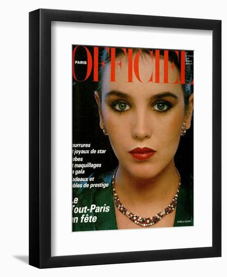 L'Officiel, April 1979 - Per Spook-Rodolphe Haussaire-Framed Art Print