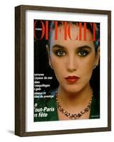 L'Officiel, April 1979 - Per Spook-Rodolphe Haussaire-Framed Art Print