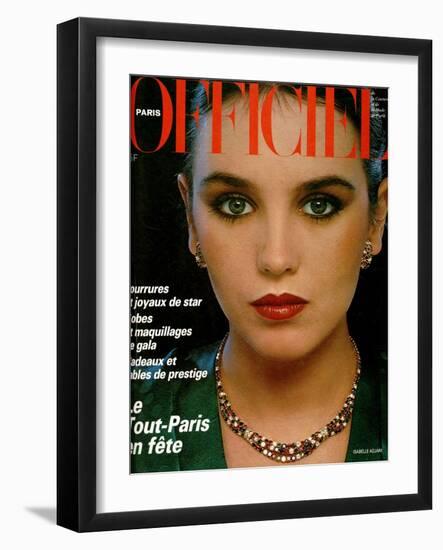 L'Officiel, April 1979 - Per Spook-Rodolphe Haussaire-Framed Art Print