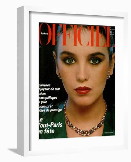 L'Officiel, April 1979 - Per Spook-Rodolphe Haussaire-Framed Art Print