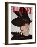 L'Officiel, April 1980 - Cerruti 1881-Rodolphe Haussaire-Framed Art Print