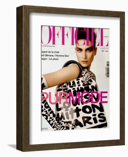 L'Officiel, April 2001 - Catherine-Christophe Kutner-Framed Art Print