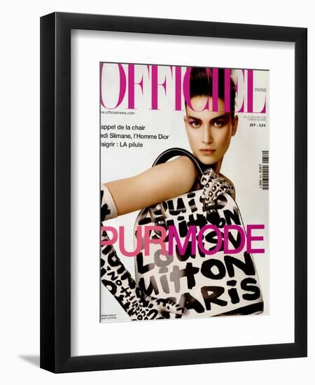 L'Officiel, April 2001 - Catherine-Christophe Kutner-Framed Art Print