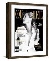 L'Officiel, April 2007 - Robin Wright Penn Porte une Veste Yves Saint Laurent-Daniel Gebbay-Framed Art Print