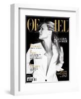 L'Officiel, April 2007 - Robin Wright Penn Porte une Veste Yves Saint Laurent-Daniel Gebbay-Framed Art Print