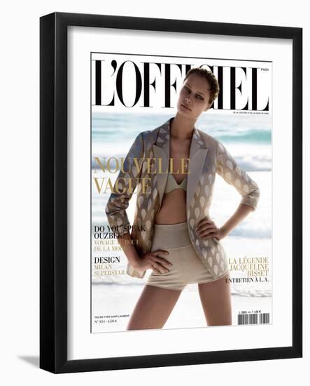 L'Officiel, April 2009 - Tiiu-Enrique Badulescu-Framed Art Print