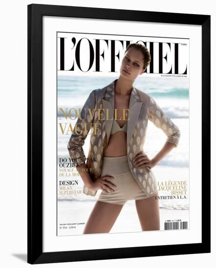 L'Officiel, April 2009 - Tiiu-Enrique Badulescu-Framed Art Print