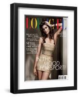 L'Officiel, April 2010 - Cindy Crawford-Paul Wetherell-Framed Art Print