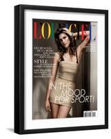 L'Officiel, April 2010 - Cindy Crawford-Paul Wetherell-Framed Art Print