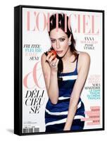 L'Officiel, April 2011 - Anna Mouglalis Porte une Robe en Toile de Coton Prada-Thomas Nutzl-Framed Stretched Canvas