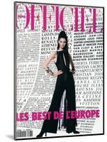 L'Officiel, April-May 1992 - Christian Dior: Robe en Mousseline et Organ-Hiromasa-Mounted Art Print