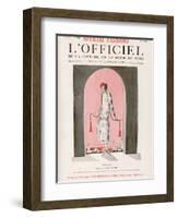 L'Officiel, August 1924 - Brumeuse-Jean Patou-Framed Art Print