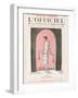 L'Officiel, August 1924 - Brumeuse-Jean Patou-Framed Art Print