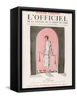 L'Officiel, August 1924 - Brumeuse-Jean Patou-Framed Stretched Canvas