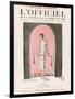 L'Officiel, August 1924 - Brumeuse-Jean Patou-Framed Art Print