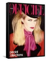 L'Officiel, August 1981 - Chloé pour Karl Lagerfeld-Antonio Guccione-Framed Stretched Canvas