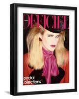 L'Officiel, August 1981 - Chloé pour Karl Lagerfeld-Antonio Guccione-Framed Art Print