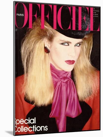 L'Officiel, August 1981 - Chloé pour Karl Lagerfeld-Antonio Guccione-Mounted Art Print