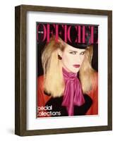 L'Officiel, August 1981 - Chloé pour Karl Lagerfeld-Antonio Guccione-Framed Art Print