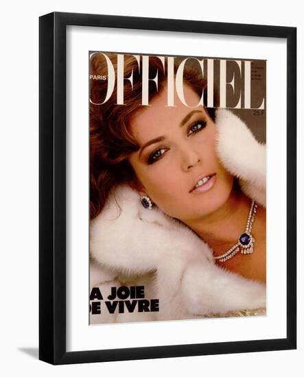 L'Officiel, August 1982 - Claude Montana-Claus Wickrath-Framed Art Print