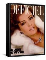 L'Officiel, August 1982 - Claude Montana-Claus Wickrath-Framed Stretched Canvas