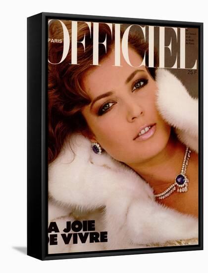 L'Officiel, August 1982 - Claude Montana-Claus Wickrath-Framed Stretched Canvas